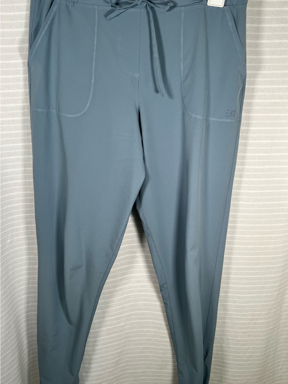 Albion Women's Drawstring Joggers in Slate Blue